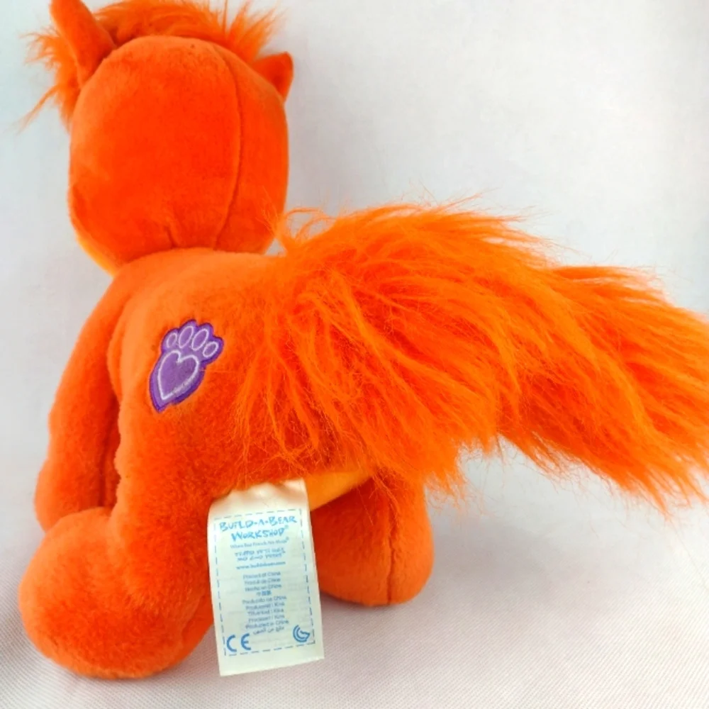 Build-A-Bear Palace Pets Treasure the cat Orange Stuffed Animal